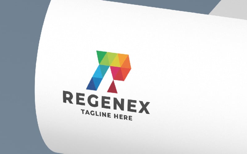 regenex letter r logo template original