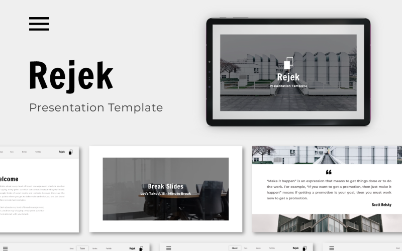 rejek business powerpoint template original