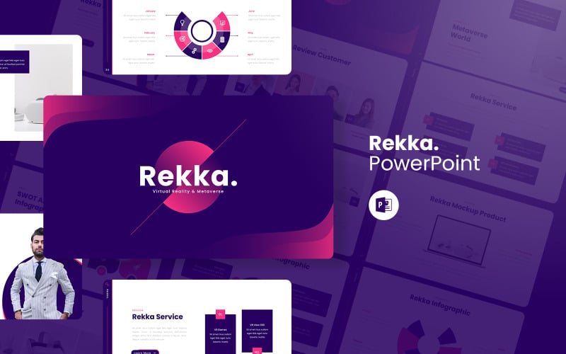 rekka metaverse amp virtual reality powerpoint template original