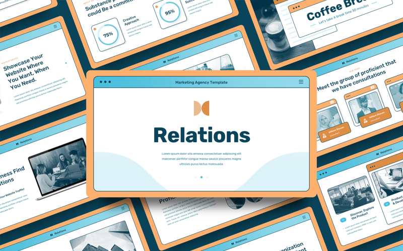 relations creative marketing powerpoint template original