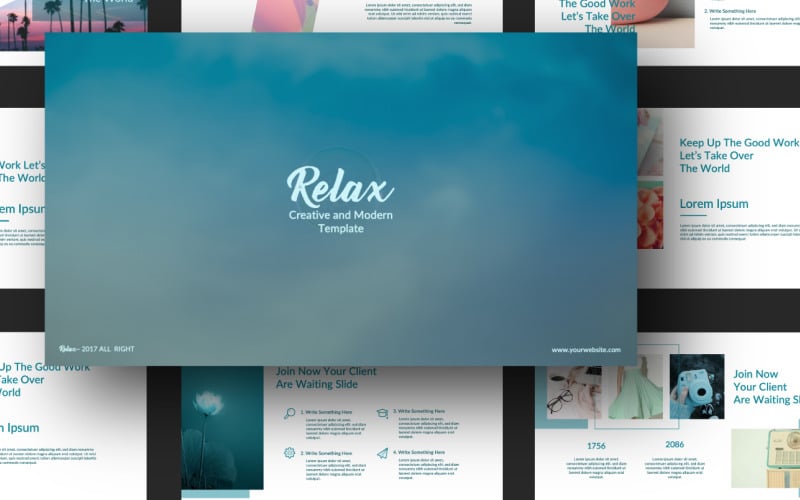 relax powerpoint template original