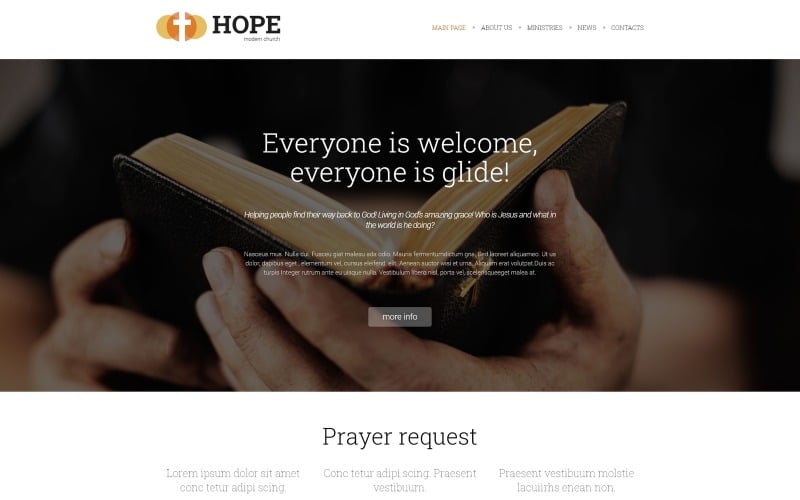 religious joomla template original