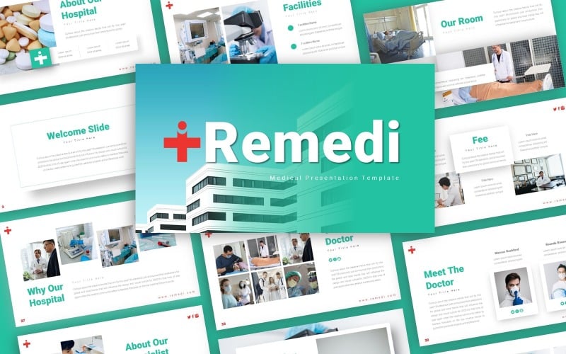 remedi medical presentation powerpoint template original