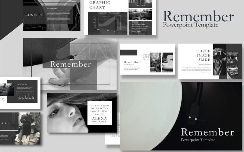 remember presentation powerpoint template original