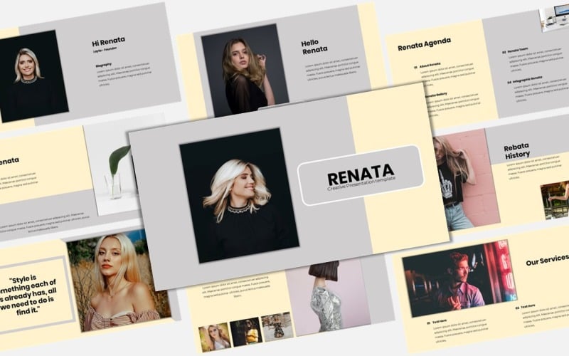 renata creative business powerpoint template original