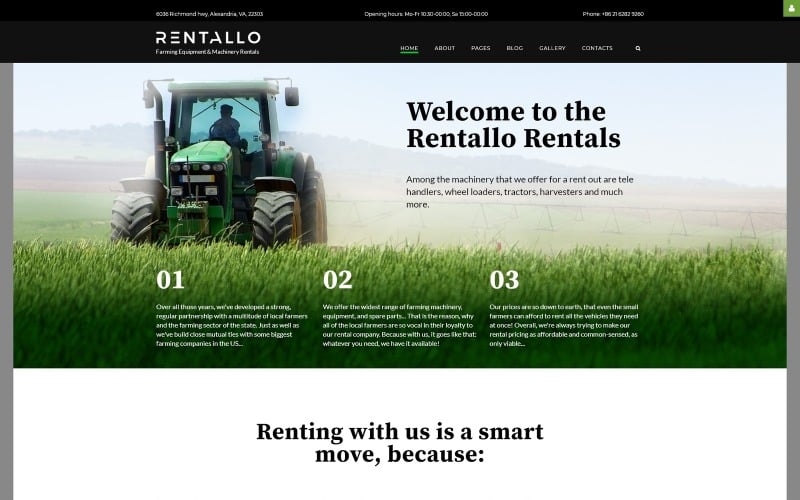 rentallo farm equipment joomla template original