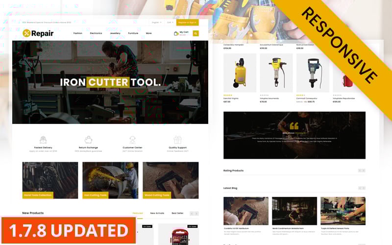 repair tools store prestashop responsive theme original
