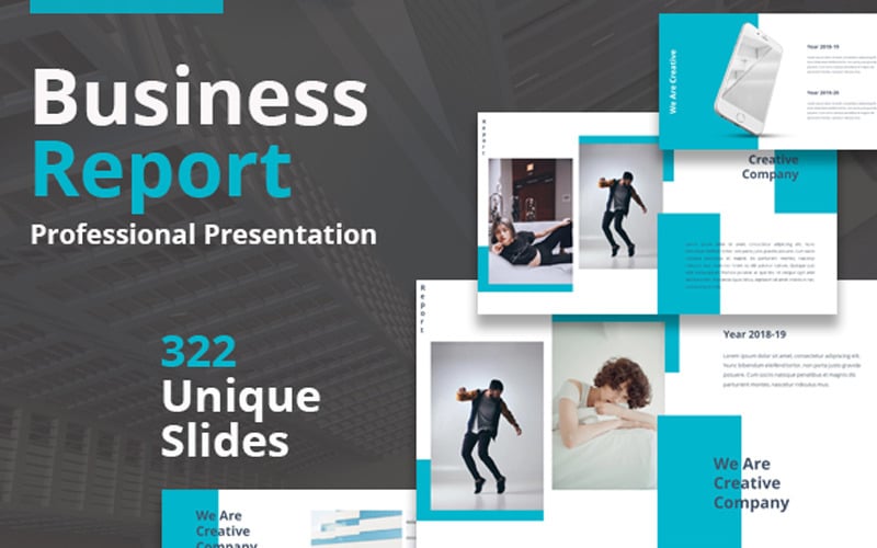 report presentation powerpoint template original