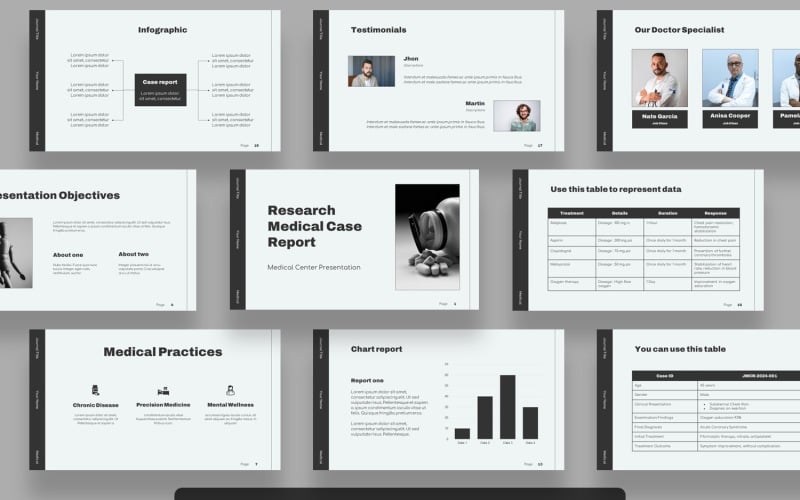 research medical case powerpoint original