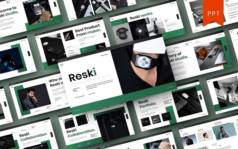 reski business powerpoint template original
