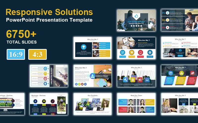 responsive solutions powerpoint presentation template original