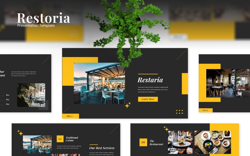 restaria restaurant powerpoint original