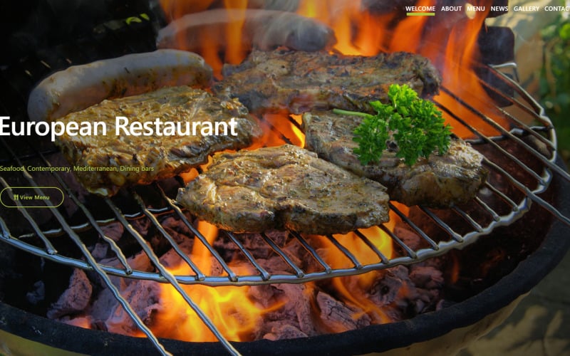restaurant food delivery html site template original