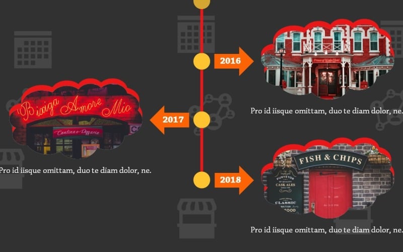 resto unique restaurant powerpoint template original