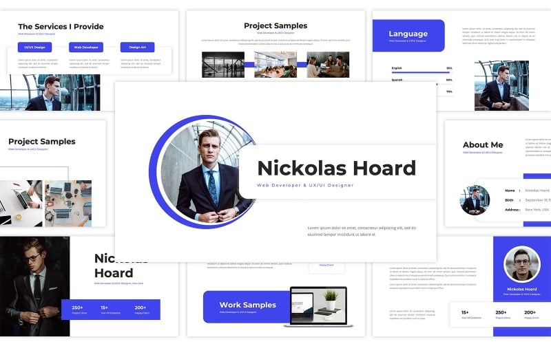 resume web developer amp uiux designer powerpoint original