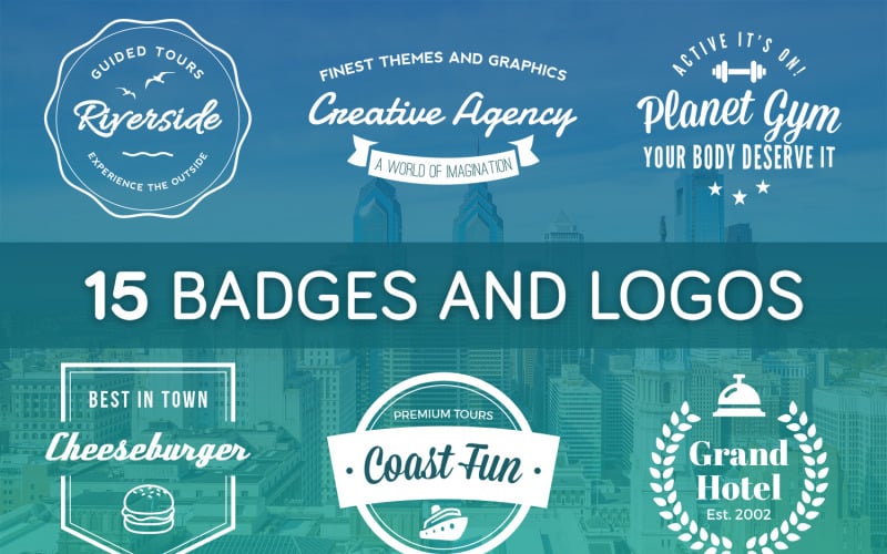 retro badges and logo designs original