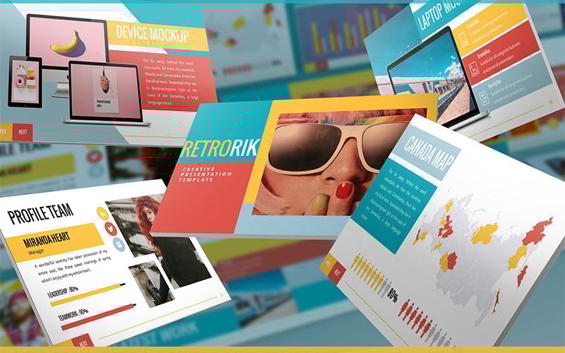 retrorik retro powerpoint template original