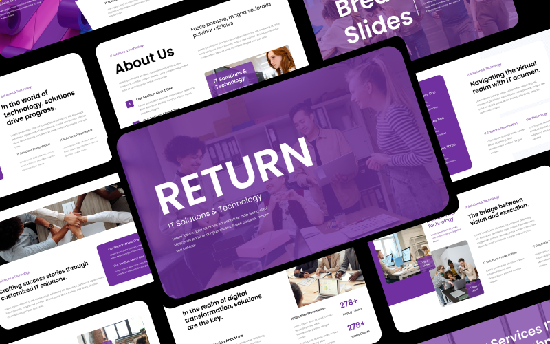 return business presentation original