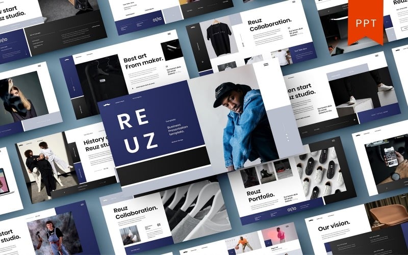 reuz business powerpoint template original