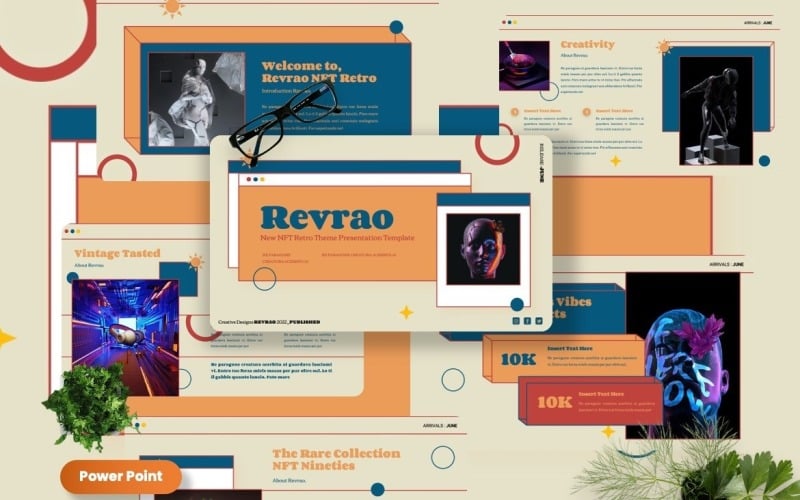 revrao nft nineties powerpoint templates original