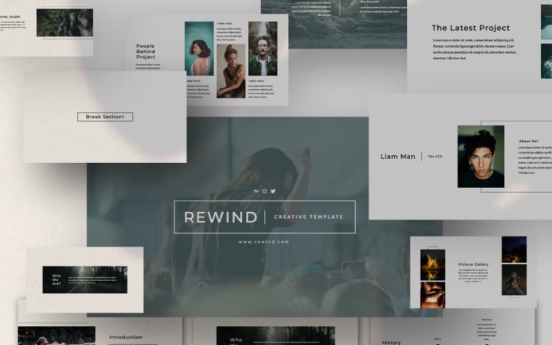 rewind presentation powerpoint template original