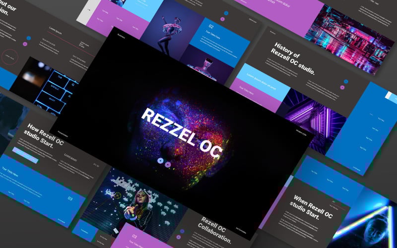 rezzel oc business powerpoint template original