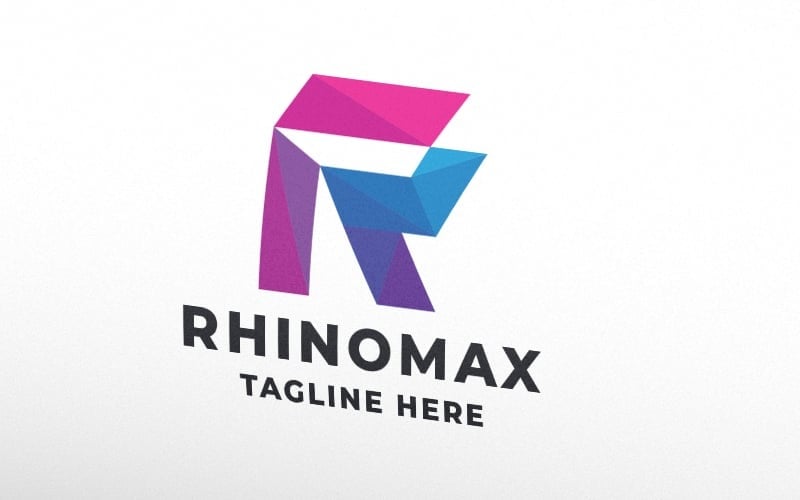 rhinomax letter r logo template original