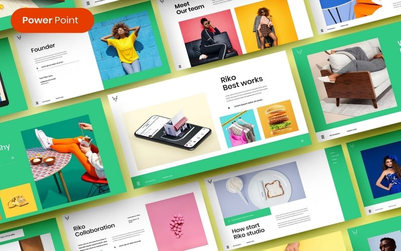 riko busines powerpoint template original