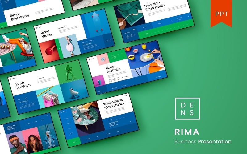 rima business powerpoint template original