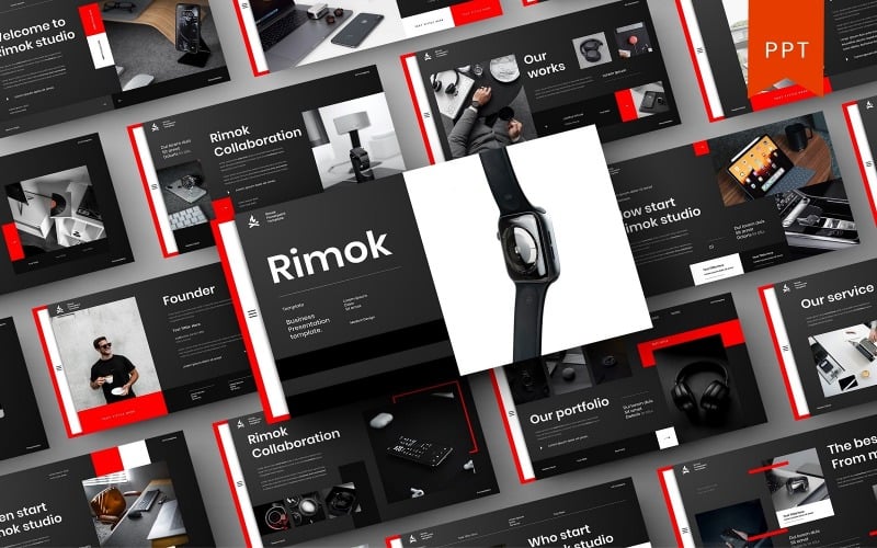 rimok business powerpoint template original