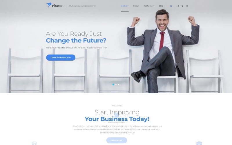 riseon multipurpose wordpress theme original