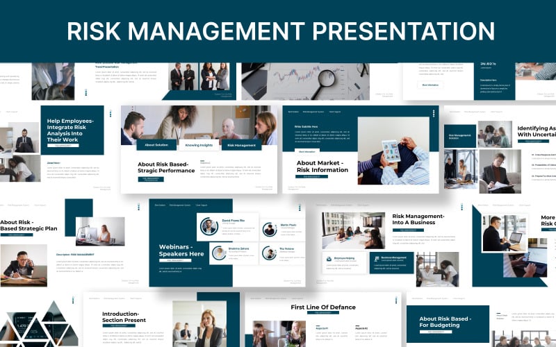 risk management powerpoint template presentation original