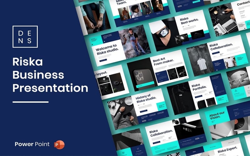 riska busines powerpoint template original