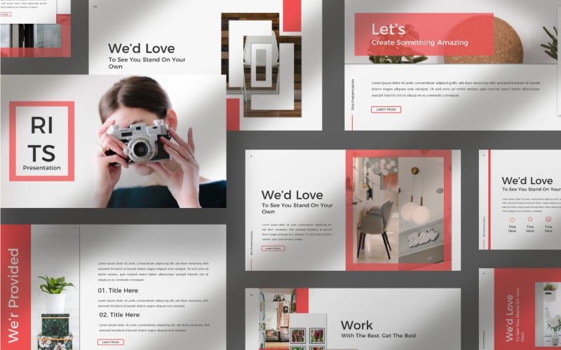 rits presentation powerpoint template original