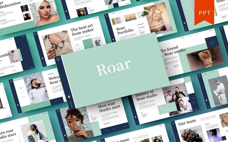 roar business powerpoint template original