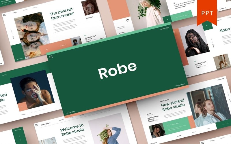 robe business powerpoint template original