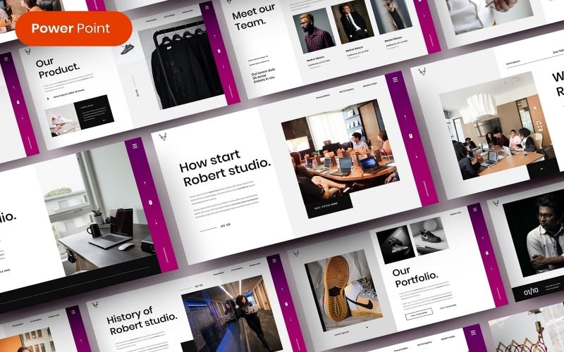 robert busines powerpoint template original