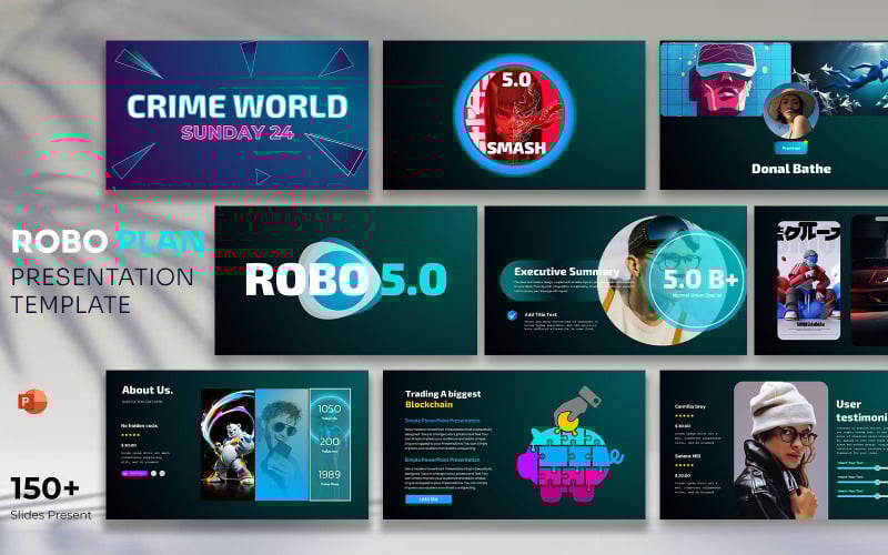 robo plan powerpoint presentation template original