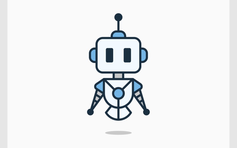 robot cyborg robotic logo original