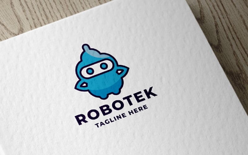 robotek pro logo template original