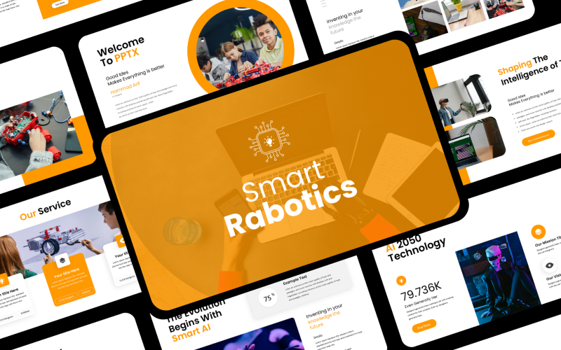 robotic business artificial intelligence presentation original
