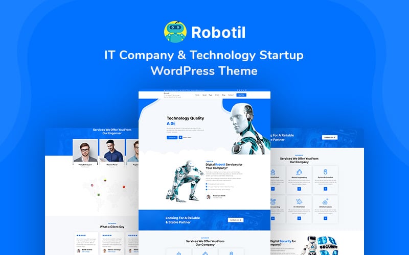 robotil artificial intelligence and technology wordpress theme original