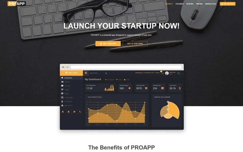 rocket mobile app html landing page template original