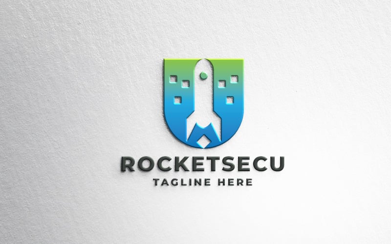 rocket secure logo pro template original