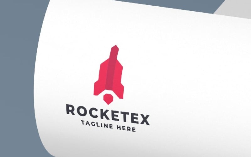 rocketex pro logo template original