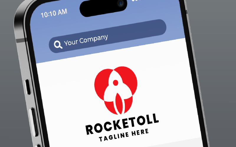 rocketoll pro logo template original