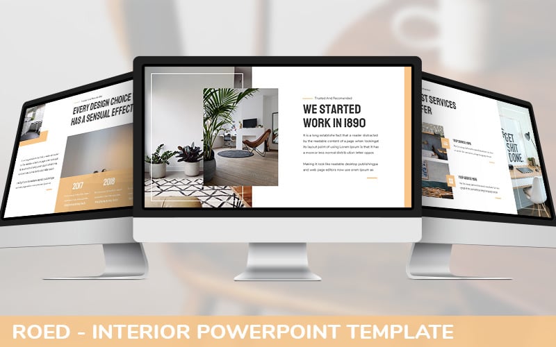 roed interior powerpoint template original