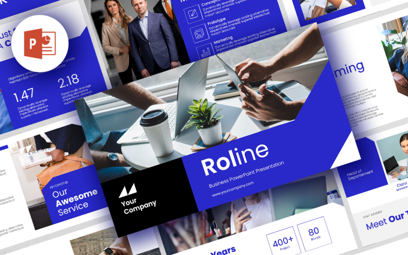roline powerpoint business presentation original