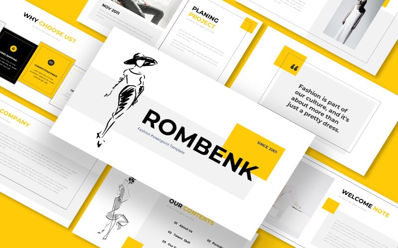 rombenk fashion powerpoint template original