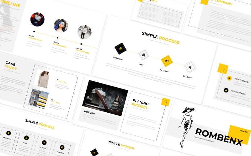 rombenx fashion powerpoint template original